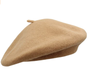 Umeepar Sombrero de boina francesa de lana para mujer